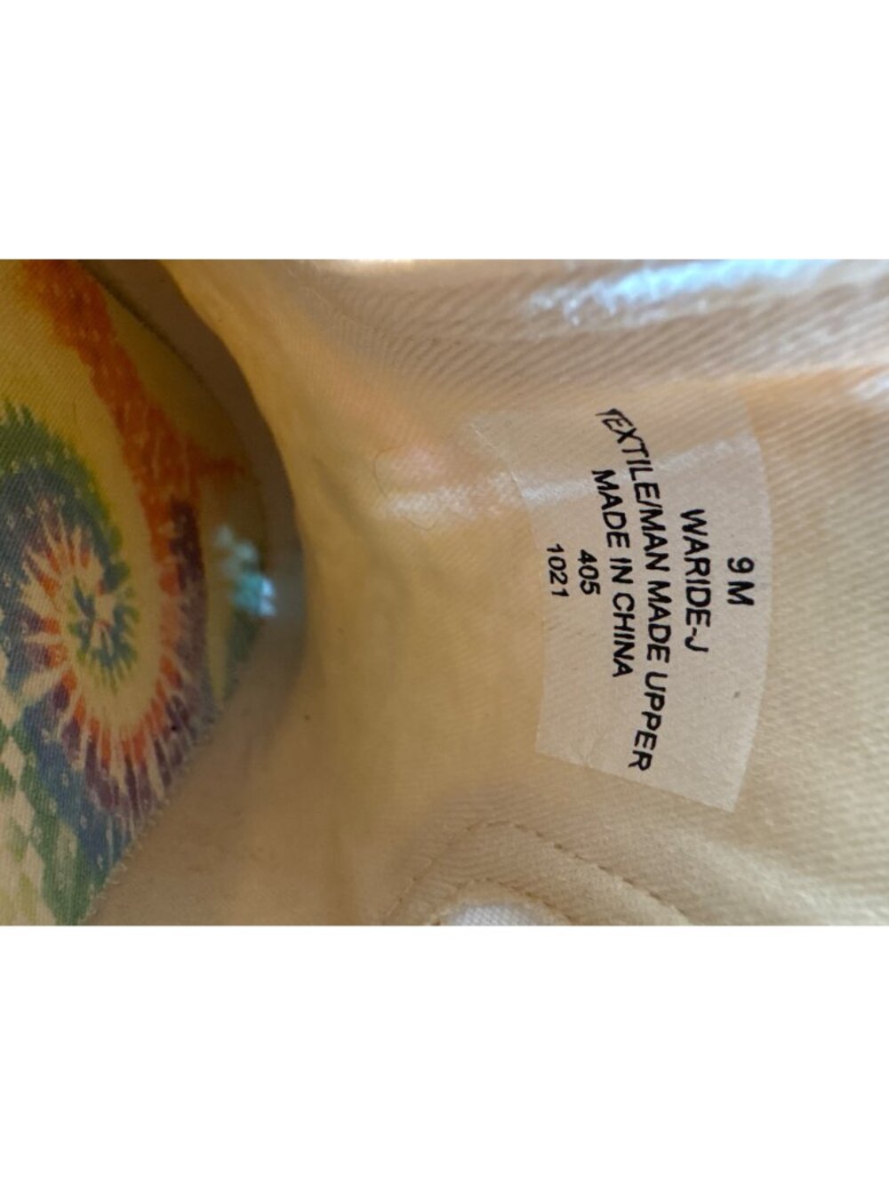 Airwalk WARIDE-J Womens Tie Dye Checker Platform Shoes Size US 9 UK 7 EU 40 - Picture 7 of 7